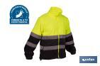 FORRO POLAR DE ALTA VISIBILIDAD CON CIERRE DE CREMALLERA | COLOR: AMARILLO Y AZUL | DISPONIBLE DESDE LA TALLA S HASTA LA XXXL