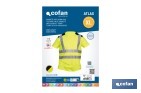 Camiseta de alta visibilidad modelo Atlas | Color: amarillo y negro | Bandas reflectantes | Clase 2 EN ISO 20471 | Disponible desde la talla S hasta la XXXL - Cofan