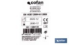Set de 2 filtros A1 para máscara completa Cofan | Protección frente a gases y vapores de compuestos químicos - Cofan