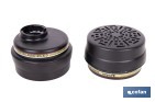 Set de 2 filtros ABEK1P3 para máscara completa Cofan | Protección avanzada frente a gases, vapores y partículas - Cofan