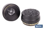 Set de 2 filtros ABEK1P3 para máscara completa Cofan | Protección avanzada frente a gases, vapores y partículas - Cofan