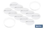 PACK DE 10 PREFILTROS P2 NR PARA FILTROS A1B1E1K1 + 2 AROS RETENEDORES