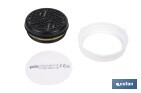 Set de filtro combinado: 2 filtros A1B1E1K1 + 10 Prefiltros P2 NR | Protección respiratoria de alta eficacia - Cofan