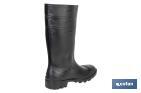 Bota de Agua | Alta de Seguridad S-5 | Color Negro | Fabricada PVC - Cofan