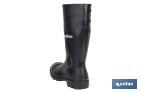 Rain Boot | High Shaft Safety Rain Boot S-5 | Black | PVC - Cofan