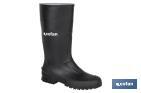 Bota de Agua | Alta | Fabricada PVC | Cor Negro | Forro Interior de Malha - Cofan