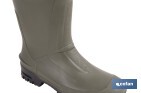 Bota de Agua | Alta | Fabricada PVC | Cor Verde | Forro Interior de Malha - Cofan