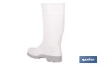 Rain Boot | High Shaft | PVC | White | Non-Slip Sole and Abrasion Resistant - Cofan