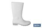 Bota de água | Alta de Segurança S-4 | Cor Branca | Biqueira de aço | Fabricada em PVC-nitrilo - Cofan