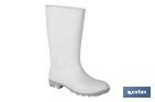 Bota de água | Alta de Segurança S-4 | Cor Branca | Biqueira de aço | Fabricada em PVC-nitrilo - Cofan