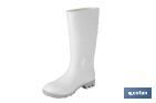 Bota de água | Alta de Segurança S-4 | Cor Branca | Biqueira de aço | Fabricada em PVC-nitrilo - Cofan