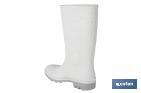 Bota de água | Alta de Segurança S-4 | Cor Branca | Biqueira de aço | Fabricada em PVC-nitrilo - Cofan