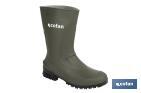 Rain Boot | Half-Cut Rain Boot | PVC | Green | Non-slip sole - Cofan