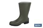 Rain Boot | Half-Cut Rain Boot | PVC | Green | Non-slip sole - Cofan