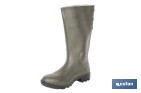 Bota de Agua | Color Verde | Seguridad S5 | Fabricada en PVC | Puntera y Plantilla de Acero - Cofan