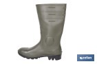 Bota de Agua | Color Verde | Seguridad S5 | Fabricada en PVC | Puntera y Plantilla de Acero - Cofan