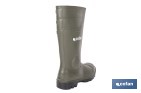 Bota de Agua | Color Verde | Seguridad S5 | Fabricada en PVC | Puntera y Plantilla de Acero - Cofan