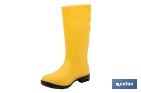 Rain Boot | Security S5 | Yellow | PVC | Steel Toe cap and Insole - Cofan