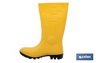 Rain Boot | Security S5 | Yellow | PVC | Steel Toe cap and Insole - Cofan
