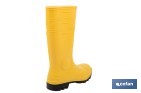 Rain Boot | Security S5 | Yellow | PVC | Steel Toe cap and Insole - Cofan