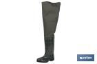 THIGH-HIGH RAIN BOOT | PVC | GREEN | LIGHTWEIGHT AND WATERPROOF