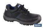 Leather Work Shoe | Black | Security S3 | Mirto Model | Light Carbon Toe Cap - Cofan