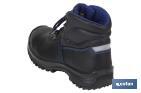 Leather Safety Boot | Black | Security S3 | Iskur Model | Light Carbon Toe Cap - Cofan