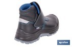 Bota de seguridad Urian Pro con cierre de velcro | Puntera de composite, resistencia al agua | Disponible desde la talla 36 hasta la 47 - Cofan
