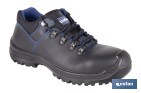 LEATHER SAFETY SHOE | SECURITY S-3 | APOLO MODEL | LIGHT CARBON TOE CAP | BLACK