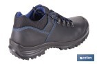 Leather Safety Shoe | Security S-3 | Apolo Model | Light Carbon Toe Cap | Black - Cofan