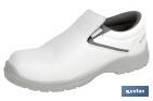 MOCASSIN DE SÉCURITÉ S2 SRC | POINTURES DU 35 AU 47 EN COULEUR BLANCHE | CHAUSSURES DE TRAVAIL MODÈLE WHITE FOX