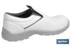 Mocassin de Sécurité S2 SRC | Pointures du 35 au 47 en Couleur Blanche | Chaussures de Travail Modèle White Fox - Cofan