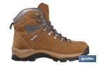 Brown hiking boot | Available sizes from 37 to 47 (EU) | Nobuck leather | Suitable for trekking - Cofan