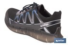 Zapato de seguridad deportivo S2 Wings Bolt | Sin metal | Puntera de composite | Suela antideslizante | Disponible desde la talla 35 hasta la 47 - Cofan
