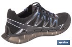 Zapato de seguridad deportivo S2 Wings Bolt | Sin metal | Puntera de composite | Suela antideslizante | Disponible desde la talla 35 hasta la 47 - Cofan