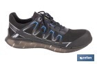 Zapato de seguridad deportivo S2 Wings Bolt | Sin metal | Puntera de composite | Suela antideslizante | Disponible desde la talla 35 hasta la 47 - Cofan