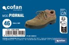 Zapatilla trekking Piornal | Piel de serraje y suela de caucho antideslizante | Disponible desde la talla 38 hasta la 46 - Cofan