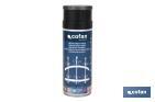 Peinture en spray | Effet fer forgé | Couleur noire ou grise | Emballage de 400 ml - Cofan