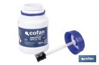 Adhesivo para PVC de 250 ml | Gel para uniones | De secado muy rápido | Ideal para tuberías - Cofan