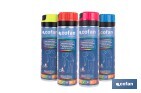 Fluorescent marking spray for construction works | Several colours | 500ml - Cofan