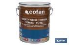 Boat varnish | Colourless paint | Paint bucket available in various sizes - Cofan