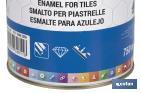 Water-based enamel for tiles | 750ml paint bucket - Cofan