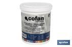 Acrylic paint for bathroom and kitchen | 750ml paint bucket | White - Cofan