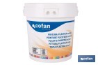 Pintura Plástica | Recomendada para interior | Fácil aplicación y secado rápido - Cofan