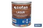 Lasur Protector Aquoso para Madeira | Acabamento Mate | Diferentes Tamanhos e Cores - Cofan