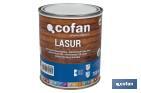 Water-based lasur | Matt finish | Available in different sizes and colours - Cofan