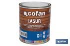 Water-based lasur | Matt finish | Available in different sizes and colours - Cofan