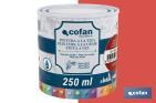 Tinta a giz | Chalk paint | Adequada para restauro e decoração de moveis | Diferentes capacidade | Várias cores  - Cofan