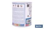 Pintura antihumedad sintética blanca satinada | Protección para paredes y techos | Capacidad: 750 ml y 4 L - Cofan