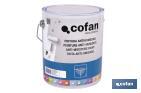Pintura antihumedad sintética blanca satinada | Protección para paredes y techos | Capacidad: 750 ml y 4 L - Cofan